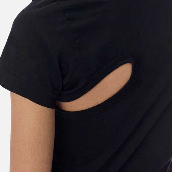 John Elliott asymmetrical T-shirt with cutouts - Picture 2 of 6